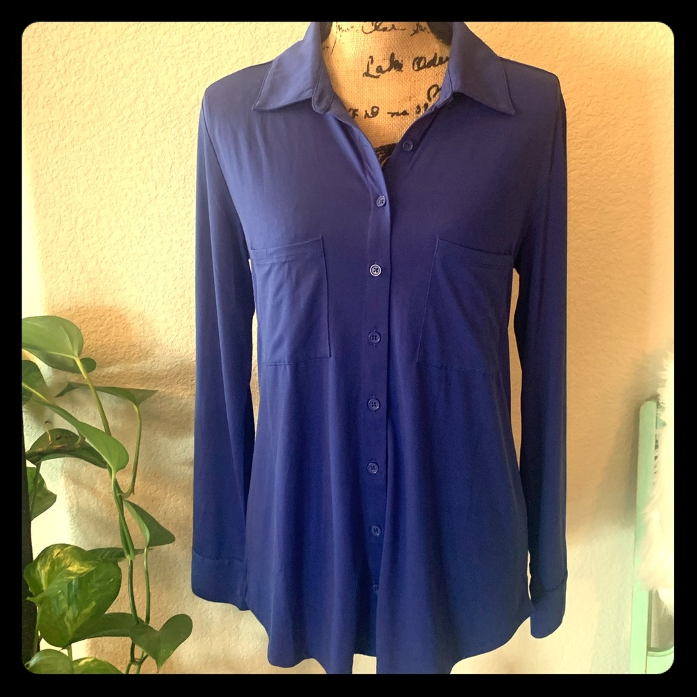 Grace & Lace Favorite button down top